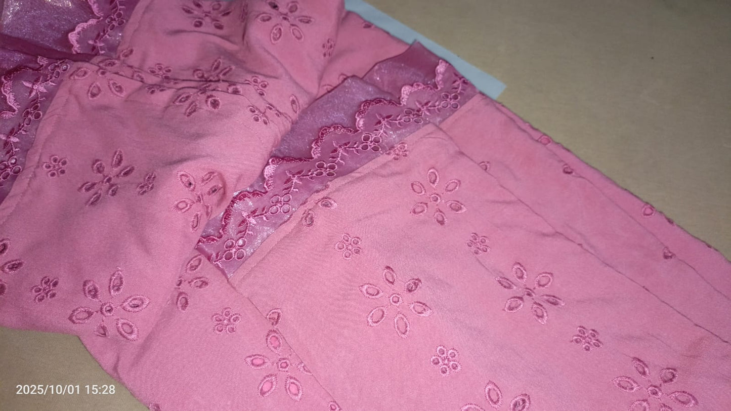 Blossom Beauty – Soft Linen Embroidered Shirt