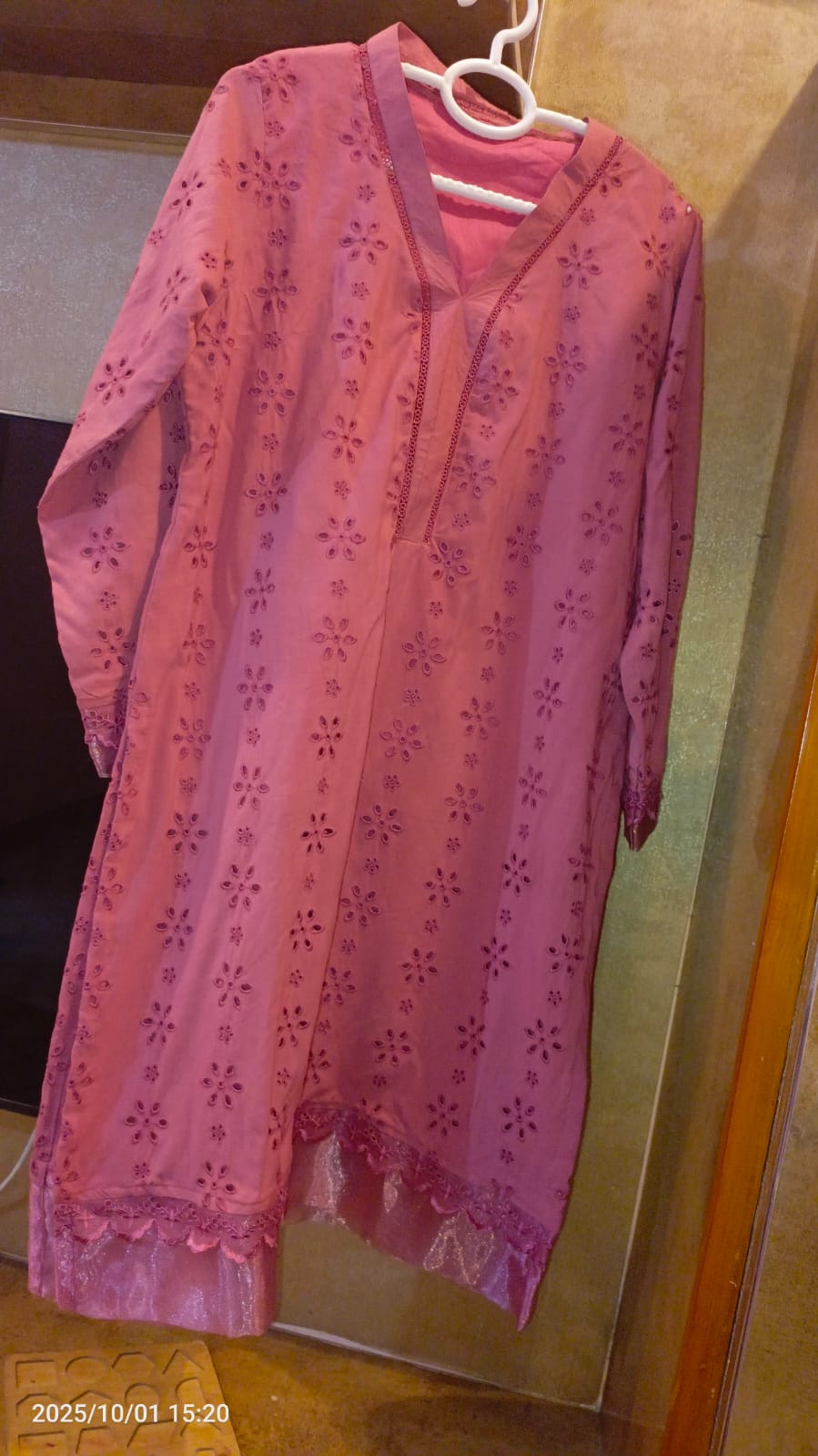 Blossom Beauty – Soft Linen Embroidered Shirt