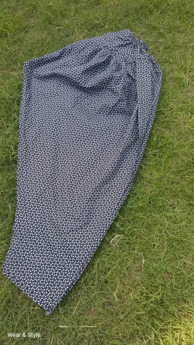 Black and White Printed Shalwar