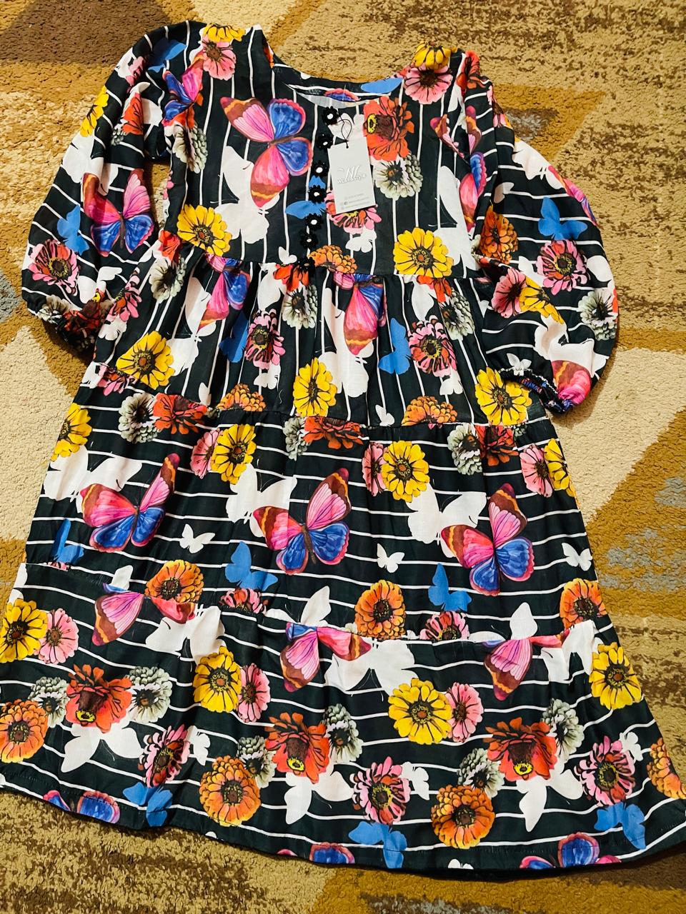 Floral Colorful Frok