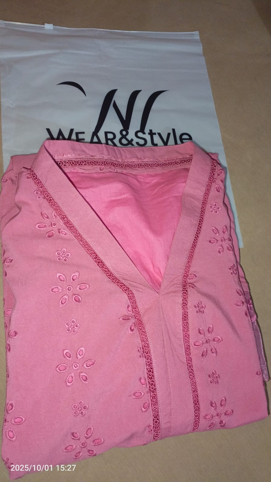 Blossom Beauty – Soft Linen Embroidered Shirt