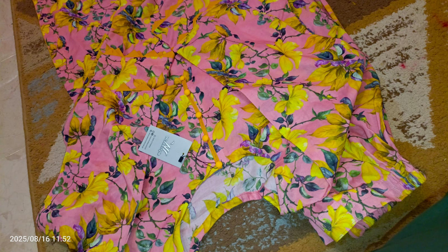 Chic Harmony – Floral 2-Piece Set