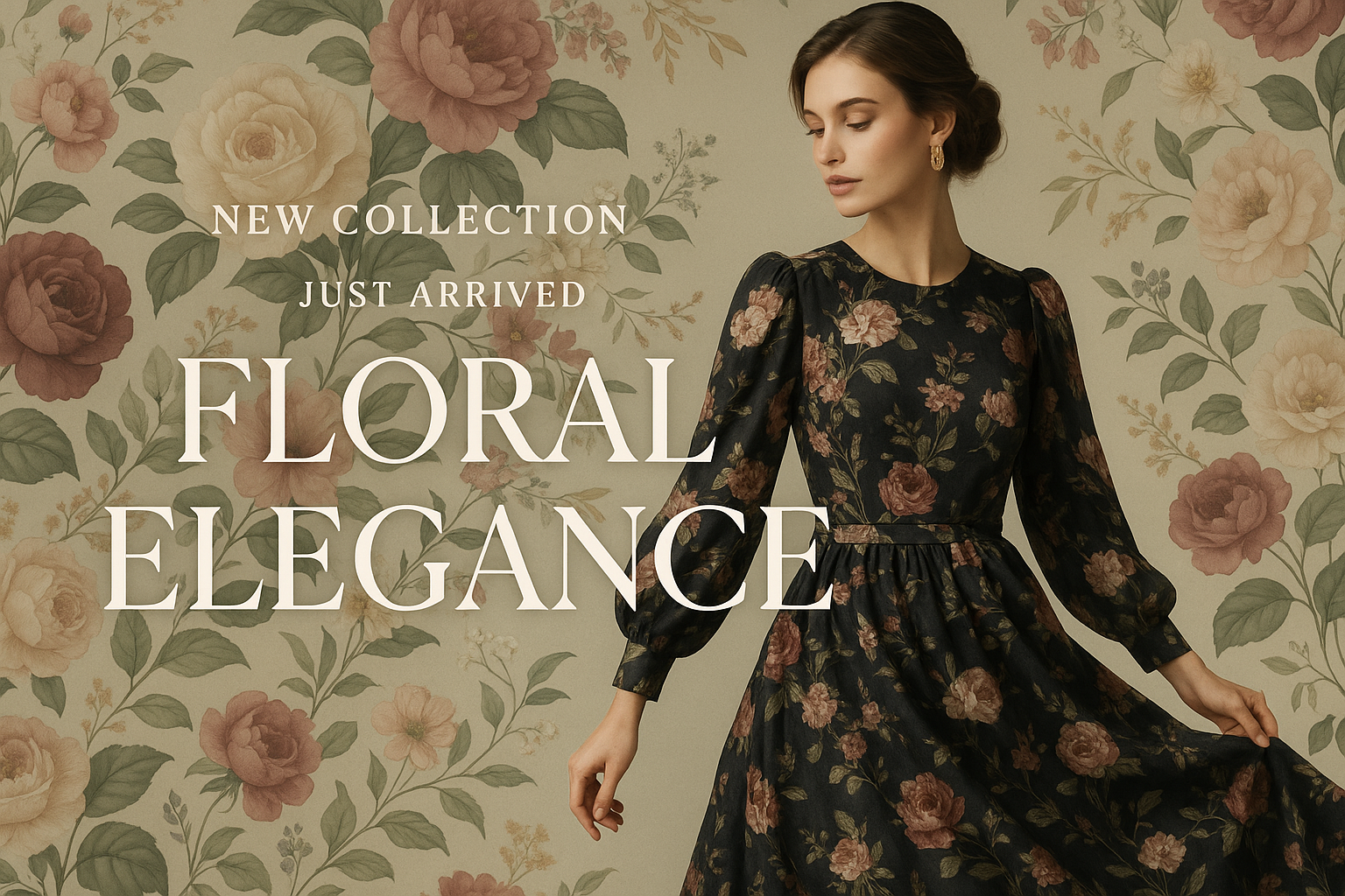 wear&style new collection just arrived floral elegence